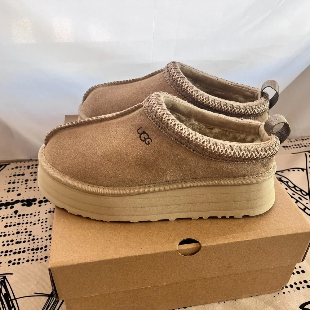 NEW UGG Women's Tasman Slippers Mustard Seed - Picture 5 of 5